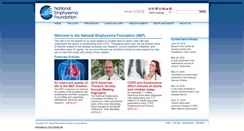 Desktop Screenshot of emphysemafoundation.org
