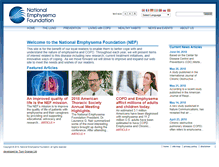 Tablet Screenshot of emphysemafoundation.org